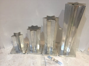 Aluminium candle pillar moulds