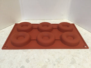 Silicone donut mould 6 cavity
