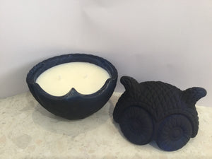 Owl candles soy wax-  small and large