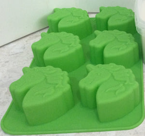 Unicorn large 6 cavity silicone mould