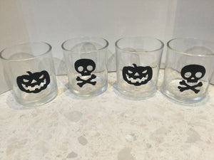 Halloween candle jars