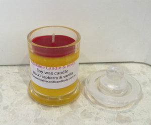 Small scented soy wax candles