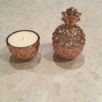 Pineapple candle jars large