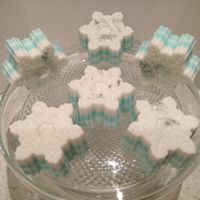 Snowflake soaps